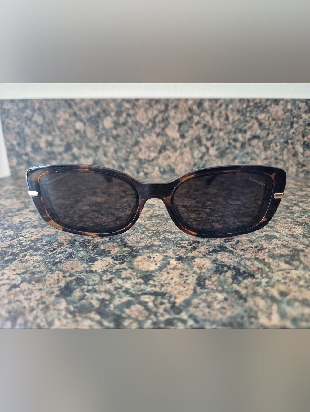 Michael Kors Tortoiseshell Frame Sunglasses with Brown Lenses